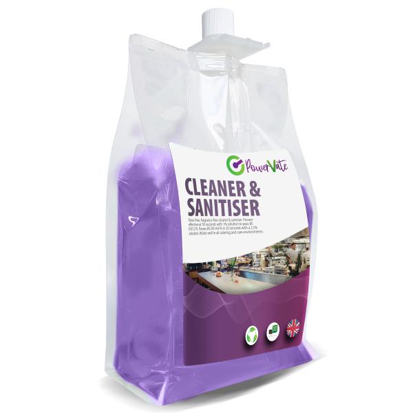 PowerVate Cleaner & Sanitiser Pouch 1.5L